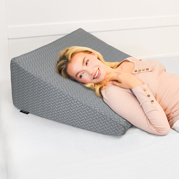 Dream Plush® Memory Foam Wedge Pillow with Cooling Cover