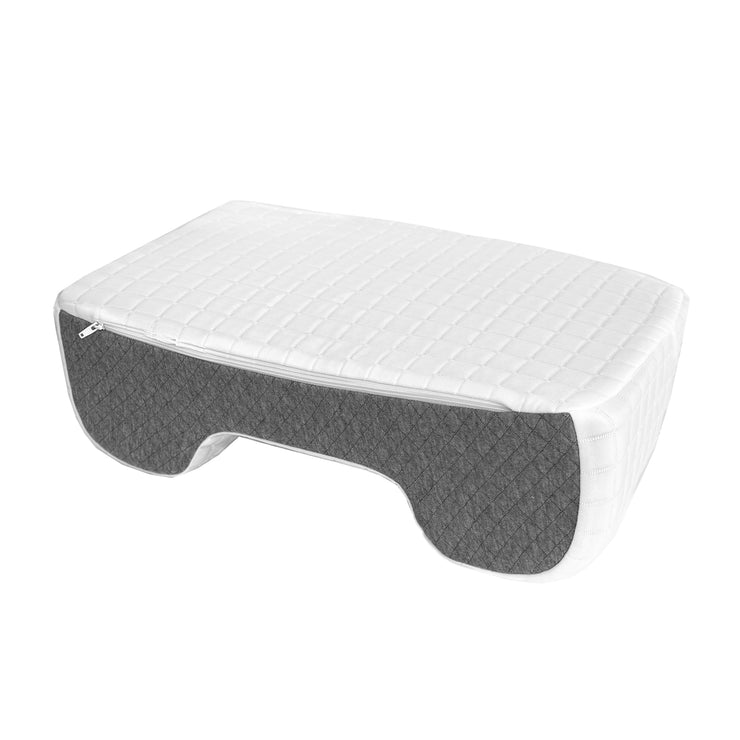 Wondertech® Ergonomic Memory Foam 2 in 1, Back Sleep Training Pillow & Shoulder Pain Relief Arm Hole Pillow with Cooling Cover