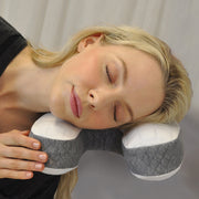 Wondertech® Ergonomic Memory Foam Facial Pressure Relief Beauty Pillow with Cooling Cover