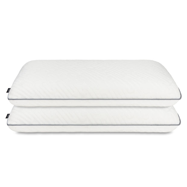 Dream Plush® Memory Foam Pillow with Cool-To-The-Touch Cover - Queen - 2 Pack