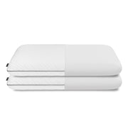 Dream Plush Memory Foam Pillow with Cool-To-The-Touch Cover - Queen - 2 Pack